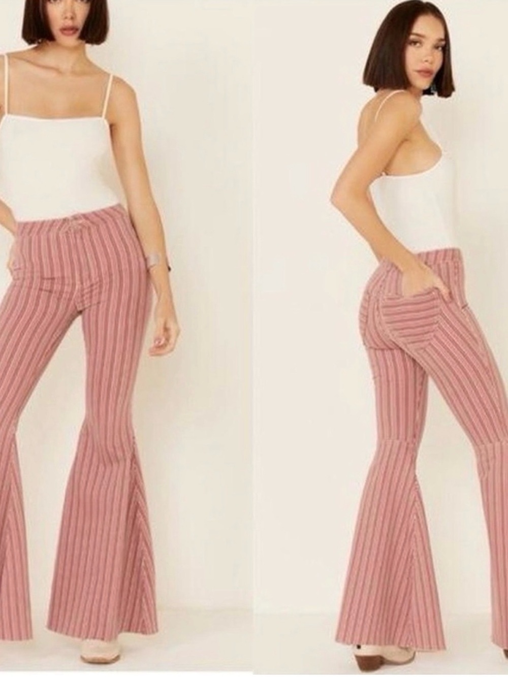 Free People We the Free Be Mine Float On Me Flare Jeans sz 25